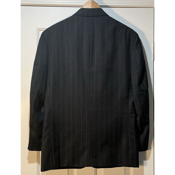 Oscar De La Renta Pinstripe Wool Cashmere Blend Blazer Jacket Sports Coat 38S - Picture 7 of 8